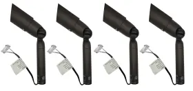 8308-9603-01 Malibu 4/8/12 Pro Skyline 20w Low Voltage Landscape Flood Lights Aged Brass 12v