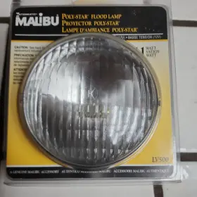 Lv500 Malibu / Intermatic 1 Low Voltage 11 Watt Polystar Clear Flood Lamp Usa