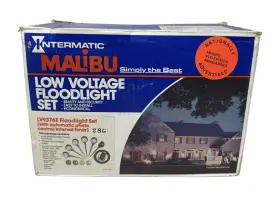 Lv1076e Malibu Vintage Low Voltage Floodlight Landscape 6 Light Set New