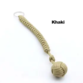 Malkit 313112893836 Outdoor Security Protection Black Monkey Fist Steel Ball For Girl Bearing Self D