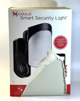 Spl09-05a1w4-bkt Maximus Smart Security Light Outdoor Wall Lantern Surveillance Camera
