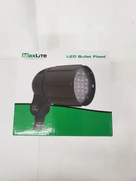 Bf12buw50w Maxlite 12w Led Bullet Flood Light 11.5w 5000k Silver Wide