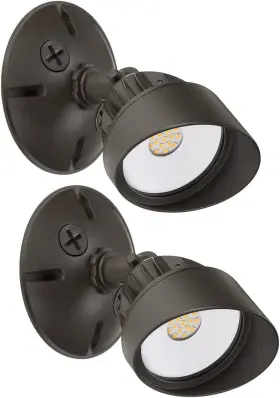 Maxxima 711181368703 Led Outdoor Flood Wall Light Exterior Security With Adjustable Head