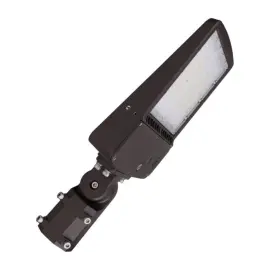 Arlm-150w-40k-dv2-pc-t3-bz-um Medinah Power 4000k Dimmable Bronze Area Light Dusk-to-dawn With Universal Mount