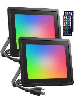 Mefla100 Meloght Led Flood Light Outdoor 800w Equiv 100w Rgb Color Changing Floodlights With