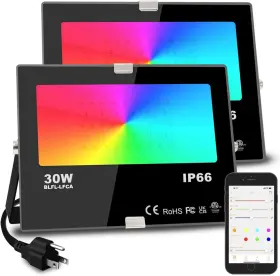 300w Melpo 313112141104 Led Flood Light 30w Equivalent 3000 Lm Outdoor Color Changing Stage