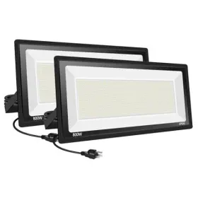 800w Mingyaoxin 683132209031 2 Pack Led Flood Light Outdoor Super Bright Floodlight With 800w-2pack