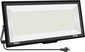 800w Mingyaoxin 711181399196 Led Flood Light Outdoor 6000k 80000lm Daylight White Security Lights Outsi