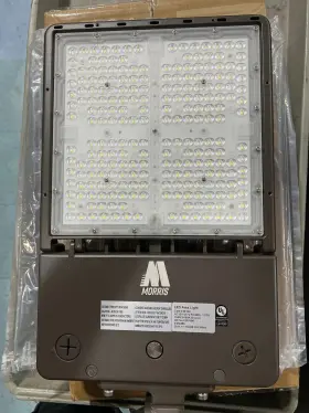 74010c Morris 601986740272 150w Led Area Light Shoebox Gen 4 5000k 120-277v