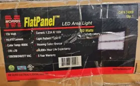 19418 Morris 74009 Flatpanel Led Flood And Area Light 150w Lumens #74009 Type Iv 4000k