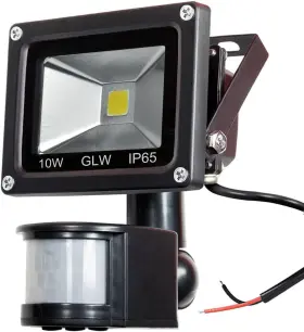 Lw110w12vp-w-a Mos Lighting 12v Dc Led Motion Sensor Flood Light 10w Mini Ip65 Waterproof Outdoor Light900lm