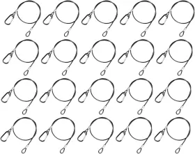 Mountain Ark 313038059026 20 Pack Inch Black Safety Security Cable For Dj Stage Lighting Par Light Stainle Mountain Ark 313038059026 20 Pack Inch Black Safety Security Cable For Dj Stage Lighting Par Light Stainle