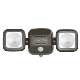 Mb3000-brn-01-00 Mr. Beams 060229191687 Led Dual Head Security Spotlight Brown