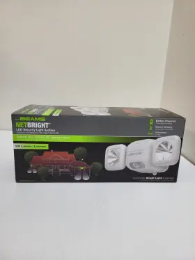 Mr. Beams 815995020724 500 Lumen Wireless Motion Sensing Led Dual Head Security Spotlight White