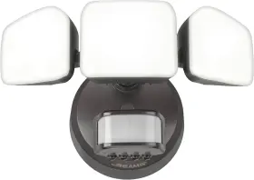3900 Mr. Beams 815995024548 Wired Pro 3-head Motion Sensing Led Security Light Lumens Bronze