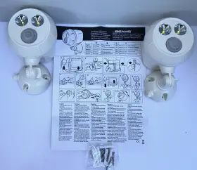 Mb391-brn-01-04 Mr Beams Mr. Wireless Motion Sensor Led Spotlights - 450 Lumens Mb391 Set Of 2