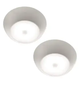 Mb990-wht-02-00 Mr Beams Mb990 300 Lumen Motion Ceiling Light Wireless Battery Powered 2-pack White