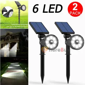 Much 600685259917 2 Pack Bright Solar Spot Lights Outdoor Motion Sensor Much 600685259917 2 Pack Bright Solar Spot Lights Outdoor Motion Sensor