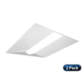 Nicor 767706206265 Panel And Troffer Lights 2 Ft.x2 Ft. 200-watt Integrated Led White 2-pack