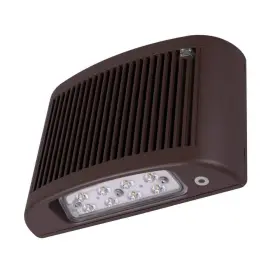 Eof1mv3kbzp Nicor Eof 90-watt Equivalent Outdoor Integrated Led Bronze Full Cutoff Emergency Wall
