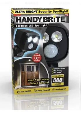 Nh-m024 Nighthawk Night Hawk Security Spotlight 450 Lumen Led Battery Powered Motion Activated