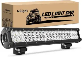 60005c-a Nilight 445005158104 - 20inch 126w Spot Flood Combo Led Light Bar Off Road Lights