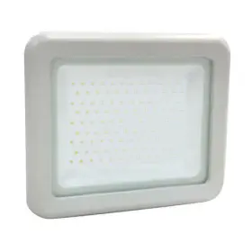 17820101 Nisko Floodlight Led 100w Smd Jet Hd Aluminum With Bracket- Black 6000k 8000lm