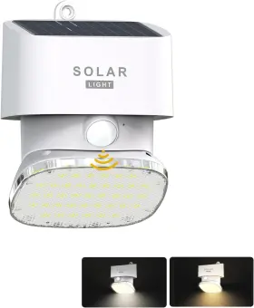 Swl-12d Njoynook Inc. Solar Wall Light Motion Outdoor Dual Cct 3000k 4000k Security Lighting 1