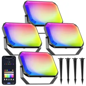 Nb-ol011 Nopoor Led Flood Light Rgb Color Changing Lights Outdoor Smart Low Vo