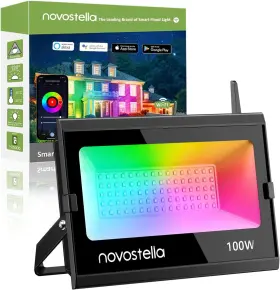 100w Novostella 445051295297 Smart Led Flood Lights Rgb Second-generation Wifi Outdoor Dimm