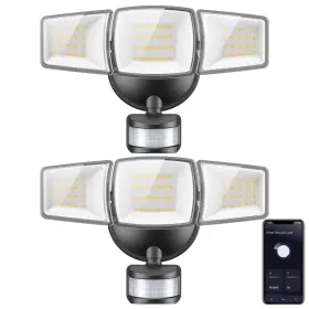 Nta21b-dw-us-2 Novostella Led Security Lights Motion Sensor Outdoor 40w 4000lm 5000k Dimmab