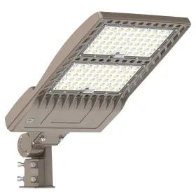 320w-120v-slip Nuoguan Led Parking Lot Light With Slip Fitter Ul Dlc Listed 5000k Shoebox Pole Ligh