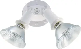 Sf76 Nuvo Sf76/522 Satco Two Light Outdoor Aluminum Durable Weather Flood White