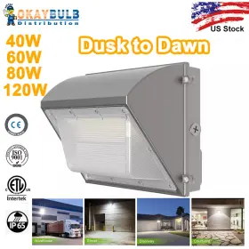 120w-4in1-b4 Okaybulb 40w/60w/80w/120w Led Wall Pack Light Dusk To Dawn Commercial Outdoor Lighting
