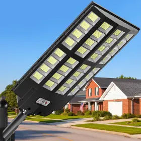 O-1120tsl Okpro 8000w Solar Lights Outdoor 7000k Street Light Motion Sensor Commercial