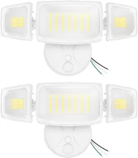 Olafus 445054749728 80w Flood Lights Outdoor 2 Pack Switch Controlled Led Security 80