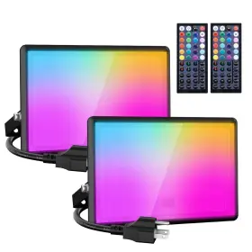 Lar50g Olafus 50w Led Flood Light Outdoor 2700k Warm White Rgb Lights With Remote D Lar50g Olafus 50w Led Flood Light Outdoor 2700k Warm White Rgb Lights With Remote D