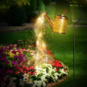 Kj02 Olubfdh Solar Garden Light Watering Can Lights For Outside Warm White