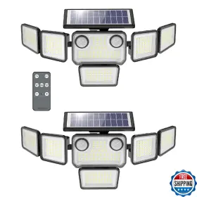 B0fpcr48v2 Omibee Solar Lights Outdoor 6000lm 310 Leds Dual Motion Sensor Flood 6 He