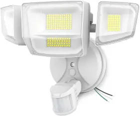 Onforu 744111008509 90w 10000lm Led Motion Sensor Outdoor Lights 4-head Dusk To Dawn
