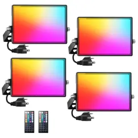 B07hbs9swz Onforu 25w Rgbw Led Flood Light Outdoor 250w Equivalent Color Changing Floodlig