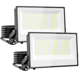 B07plp63qx Onforu 120w Led Flood Light Outdoor 12000lm Ip66 Waterproof Security Work