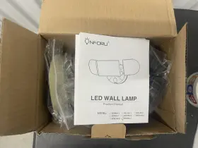 Bdb55-3 Onforu 3-head Led Wall Lamp/security Light Bdb50-3 Open Box