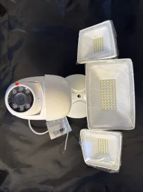 Bdb65sx-3 Onforu Floodlight Camera 360 View 2k Hd Video Security Outdoor Flood Ptz