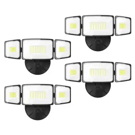 Bdbc75-3 Onforu 75w Flood Lights Outdoor 4 Packs 7000lm Super Bright Security Black
