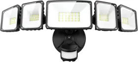 Bdbs55g-5 Onforu 5 Heads 55w Led Security Lights Motion Sensor Outdoor 360 Wide Black
