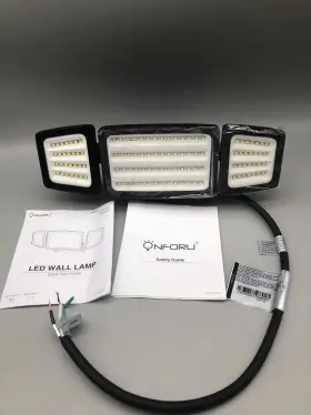 Bdj55-3 Onforu 55w Led Flood Light Outdoor With Bracket 5000lm Exterior Read