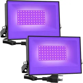 D30uv Onforu 2 Pack 30w Led Black Lights Blacklight Flood Light With Plug Ip66 Waterproof