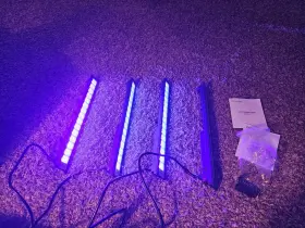 Mzt-ct001-uv Onforu 4 Pack 24w Led Black Lights Blacklight Bars With Plug And Switch