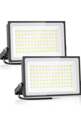 On-d100-fg65-dw-us-2a Onforu 100w Led Flood Light Outdoor 9000lm Super Bright Security Lights